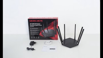 How to set up a Mercusys WiFi router MR50G as an example
