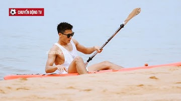 Bùi Tiến Dũng khoe body 6 múi cực phẩm sau tiệc cưới Công Phượng | Chuyển Động TV