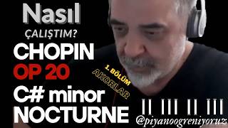 Chopin I'm working, you can play too. Part 1 chords -Goksel Canerli 🎷 🎹 🎺