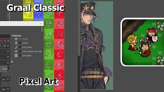 Graal Pixel Art 12 - Body Graphic Request (Jotaro Kujo)