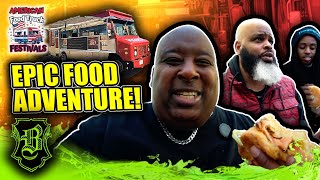 Epic Food Adventure at The American Food Truck Festival w/ Daym Drops & Jimy Official