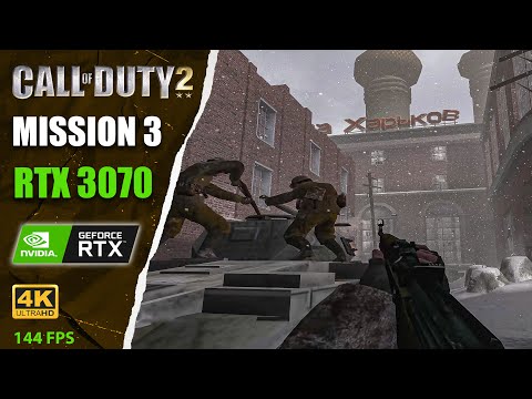 Видео: Call of Duty 2 -  Миисия #3 -  [Восстановление связи] - 4K  I  60fps