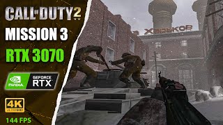 Call of Duty 2 -  Миисия #3 -  [Восстановление связи] - 4K  I  60fps