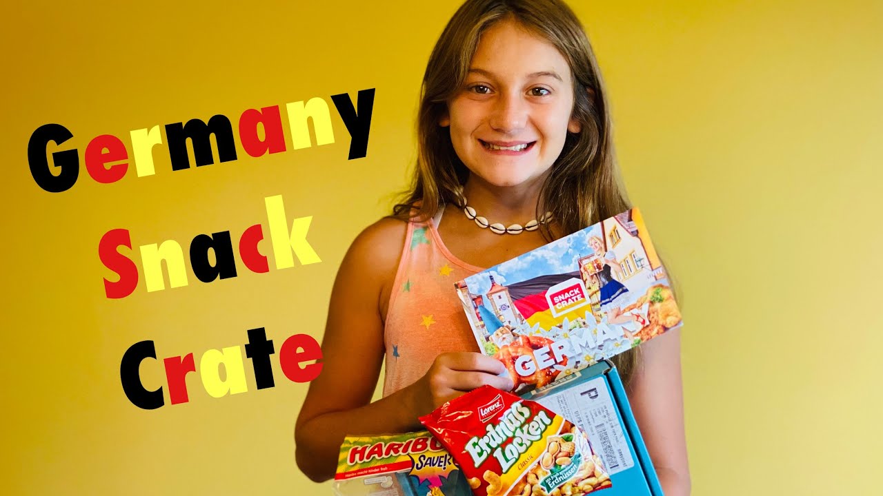 MY FIRST SNACK CRATE!! **GERMANY** Snacks YouTube
