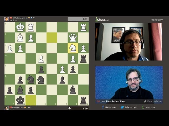 Chess.com en Español on X: ¡En 30' empieza el show estrella del Maestro  @capakhine! ¡Luisón contra el mundo! ¿Podrás ganarle en las diferentes  variantes del #ajedrez? 🧐 ¡No te lo pierdas en