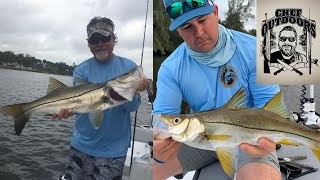 "HUGE SNOOK" Fishing DOA Lures (how to fish DOA Lures) in the St Lucie River, Florida Snook fishing