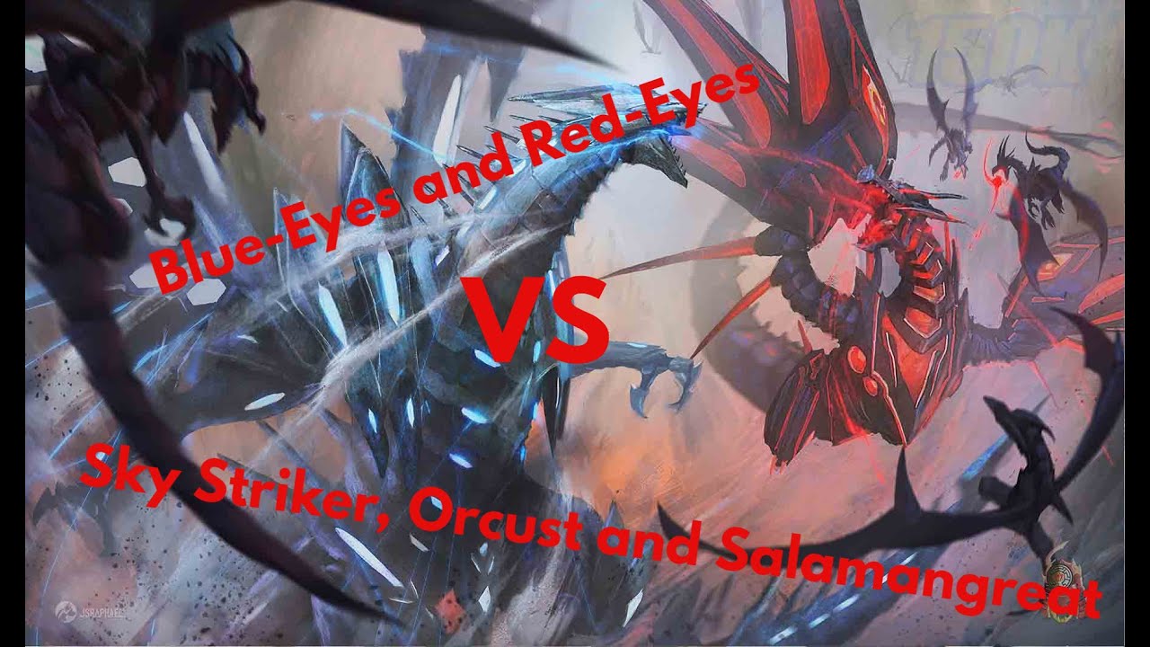 Project Ignis EDOPro BlueEyes and RedEyes in a 3 on 1 108 card