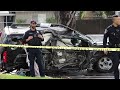 Fatal solo crash in front of police station  torrance ca