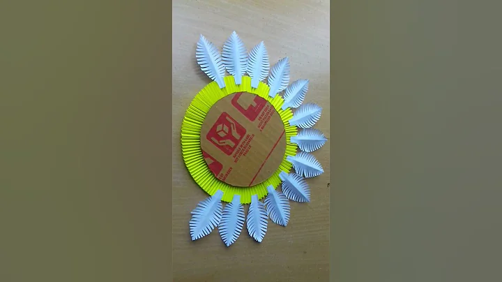 Unique Paper Flower Wall Hanging #walldecoration #shorts #youtubeshorts #viralshort #craftgallery