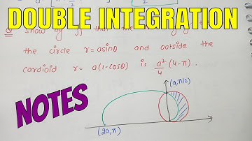 UPSC maths optional lecture (in Hindi) | double integration notes