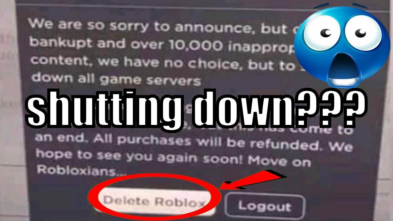 is Roblox SHUTTING DOWN in 2024? (REAL) YouTube