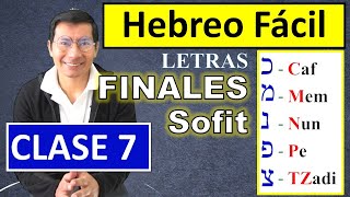 HEBREO FACIL 07 Las consonantes finales SOFIT screenshot 4