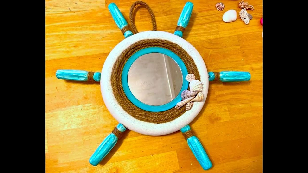 Crafting Hack Nautical Wheel Made that Out of Dollar Tree