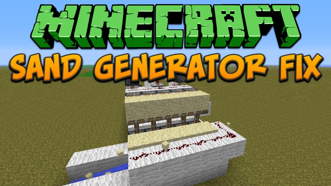 Minecraft Sand Generator 114 - Minecraft Kit