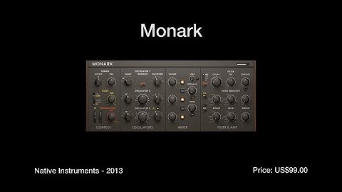Comparing NI Monark with older soft synths
