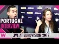 Capture de la vidéo Luísa Sobral (Salvador'S Sister - Portugal) Interview @ Eurovision 2017 | Wiwibloggs