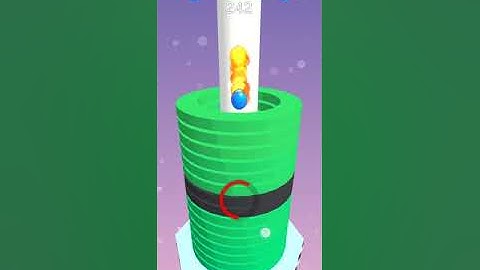 Stack ball game Level 8 played by sandeep Ayush #shorts #gaming #game #androidgame
