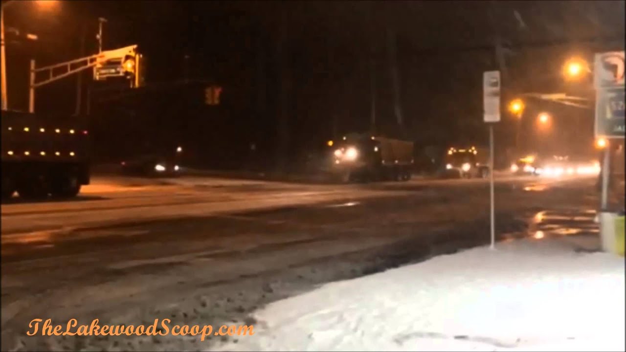 Plowing Route 9 Lakewood 1 26 15