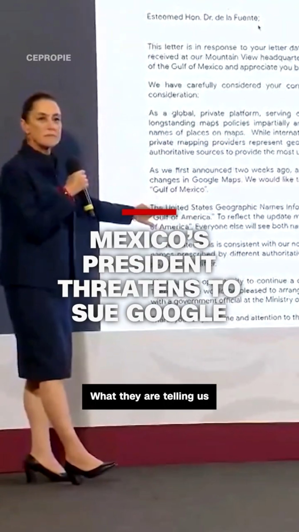 Mexico’s President threatens to sue Google