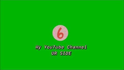 GREEN SCREEN TOP10 SUBSCRIBE BUTTON WITH SOUND EFFECTS