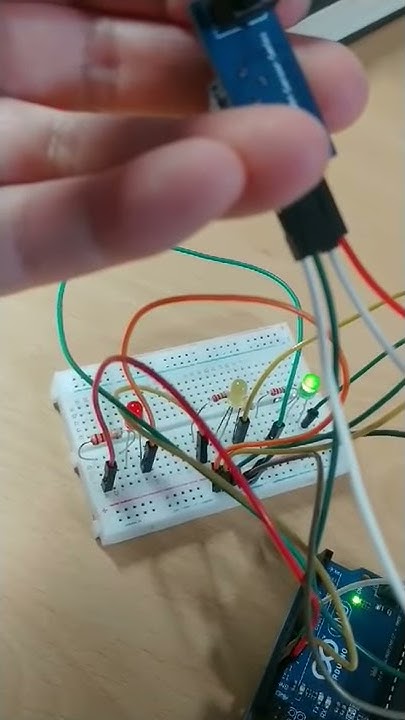 Arduino Traffic Light testing with IR sensor - YouTube