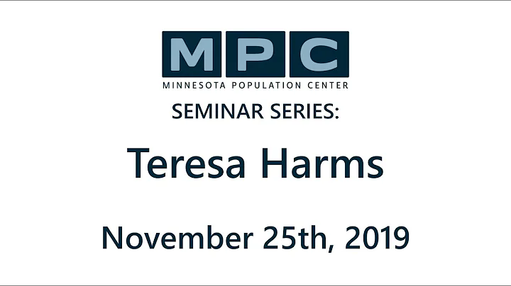 MPC Seminar Series: Teresa Harms | November 25th, 2019