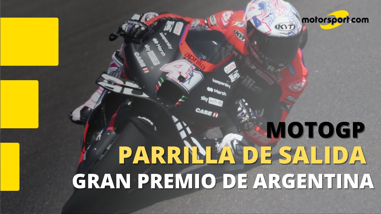 🔥 ¡La PARRILLA de SALIDA del GP DE ARGENTINA 2022 de MOTOGP! YouTube 🔥 ¡La PARRILLA de SALIDA del GP DE ARGENTINA 2022 de MOTOGP! YouTube