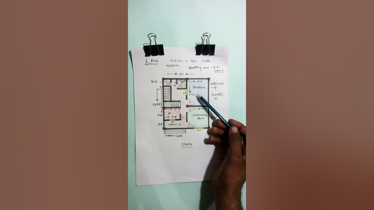 20x22-house-plan-short-ghar-ka-naksha-youtube