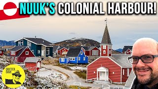 Snowy days in Old Godthåb (Exploring Nuuk&#39;s Historic Colonial Harbour district) | Greenland 🇬🇱