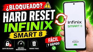 INFINIX SMART 8 BLOQUEADO 😱 Haz Este Hard Reset y Soluciónalo ✅