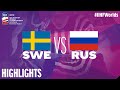 Sweden vs. Russia - Game Highlights - #IIHFWorlds 2019