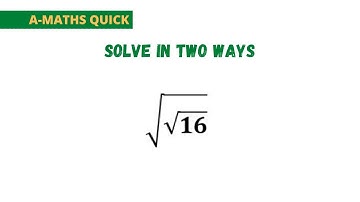 Nested square roots: why? when? how? USA Nice Root Simplification Radical Equation | find x