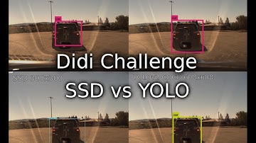Didi Challenge SSD vs YOLO vehicle detection (Dataset Release 2)