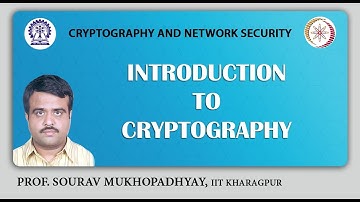 Introduction to Cryptography.