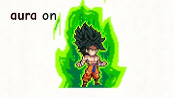 Dbz ikari goku sprite test (aura-shading fx)