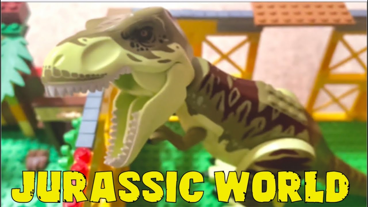 Lego Jurassic World Park MOC part 2 another enclosure - YouTube