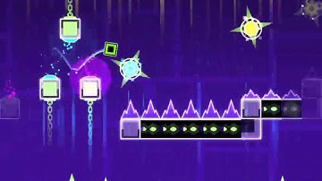 "Geometry Dash" Disc Zone (Insane, 9 Stars) Easy 9 Stars!