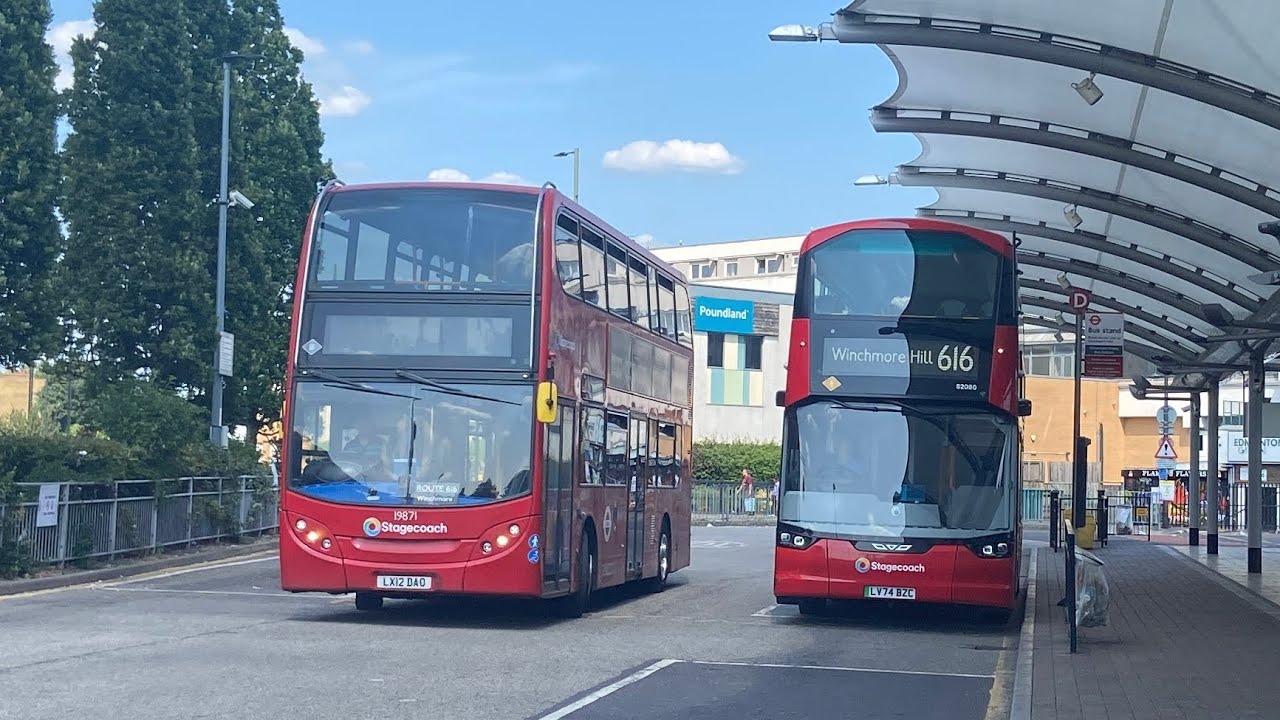 Full Route Visual:London Bus Route 616|Edmonton Green-Winchmore Hill|LondonBuses632