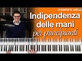 INDIPENDENZA DELLE MANI | Lezione Pianoforte Principianti