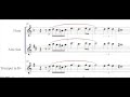 Partitura  Bolero  Dos Almas  instrumental para saxo, flauta, trompeta