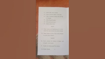 M.Sc.(Math) 4th sem Mechanics of Solids-II Cblu paper