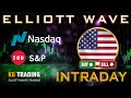 NASDAQ + SPX 500 | INTRADAY | WHAT IS NEXT? TARGETS &amp; POSSIBILITIES IN ELLIOTT WAVE ANALYSIS