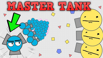 NEW UPDATE!!! MASTER TANK SPAWNS BABY TANKS! Diep.io New Update Master Class Tank! (Diep.io)