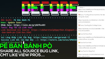 Share All Source ( Bug Link Cmt,Like,View Pro5....) |Tool PHP|Tool PYTHON|Share Source Tools| Pò Dev