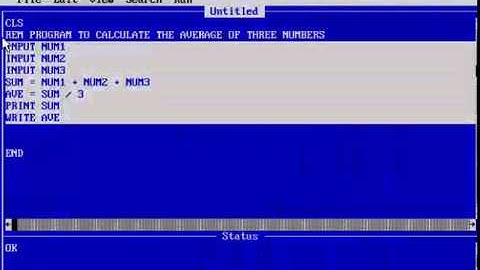 QBASIC Programming Tutorial – 9 – Getting Users Input
