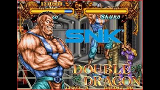 Double Dragon Neo Geo Level-8 Abobo No Lose Playthrough