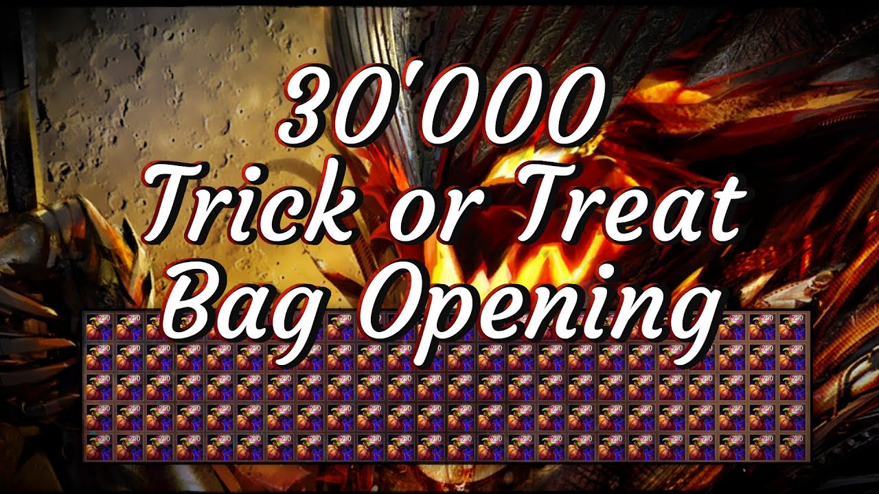 Guild Wars 2 - 30'000 Trick or Treat Bag Opening | Halloween Festival 2023
