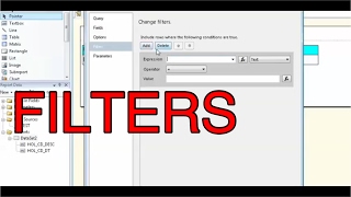 SSRS Filters (Reporting Services)