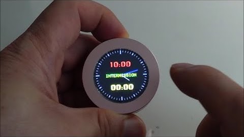 Multi Segment Timer on 1.28" round LCD display with ESP32-S3.