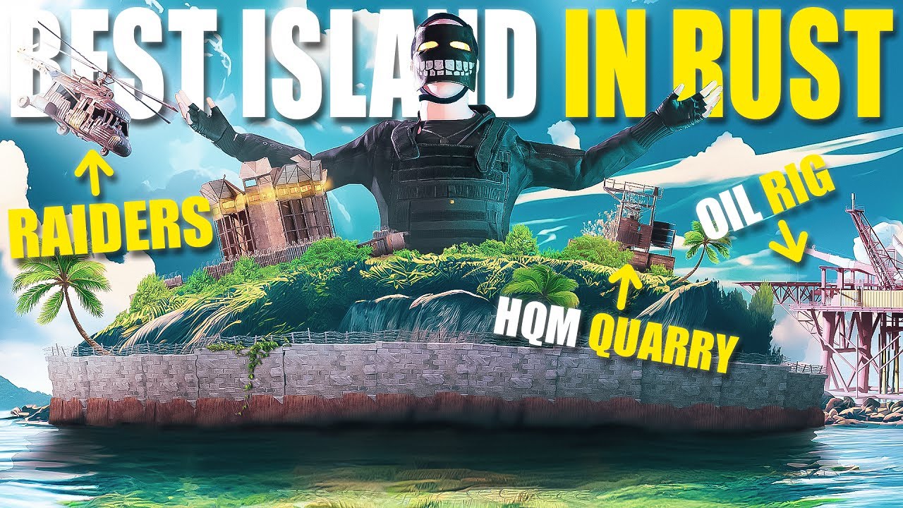 We WALLED off The BEST ISLAND in Rust and Started a WAR - Force Wipe ...